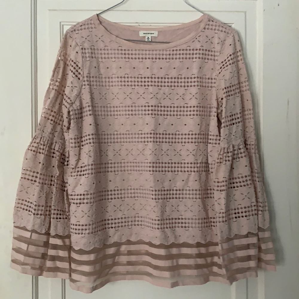 Max Studio Medium Lace Top